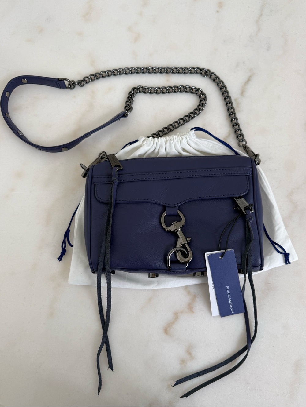 New Rebecca Minkoff Mini MAC Crossbody, Eclipse